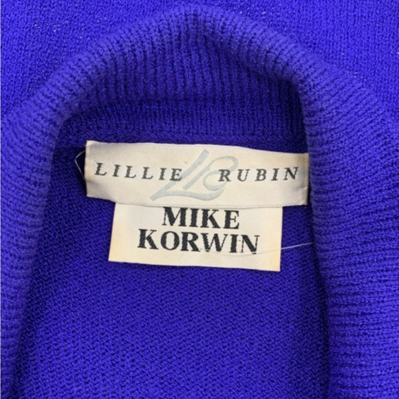 Lillie Rubin Cobalt Size S/M Suit - Picture 12 of 12